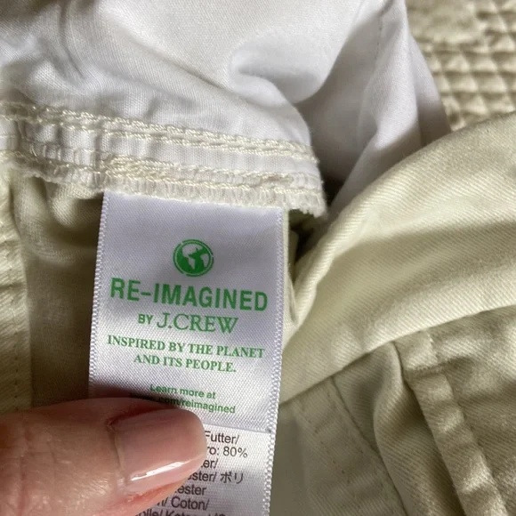 NWOT J Crew High Rise Girlfriend Chino Size 4 - Picture 9 of 11